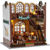 Book Nook - Kit DIY a construire Maquette 3D Serre Livre - Bibliotheque Creanook - 24 x 17 x 25 cm