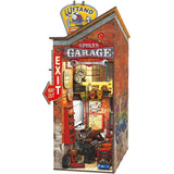 Book Nook - Kit DIY a construire Maquette 3D Serre Livre - Garage vintage Nookland - 10 x 19 x 29 cm