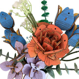 Book Nook - Kit DIY a construire Maquette 3D Serre Livre - Petit bouquet Green Nook - 20 x 18 x 30 cm