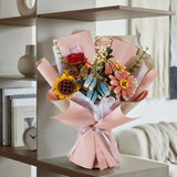 Book Nook - Kit DIY a construire Maquette 3D Serre Livre - Gros bouquet Green Nook - 25 x 22 x 32 cm