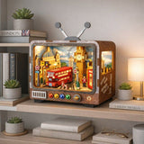 Book Nook - Kit DIY a construire Maquette 3D Serre Livre - TV Londres - 12,5 x 8 x 13 cm