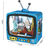 Book Nook - Kit DIY a construire Maquette 3D Serre Livre - TV New York - 12,5 x 8 x 13 cm