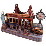Book Nook - Kit DIY a construire Maquette 3D Serre Livre - Rue de New York Nookland - 22 x 14 x 14 cm