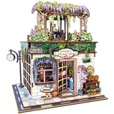 Book Nook - Kit DIY a construire Maquette 3D Serre Livre - Flower shop Nookland - 16 x 15 x 23 cm