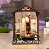 Book Nook - Kit DIY a construire Maquette 3D Serre Livre - Zen house Nookland - 12,5 x 12 x 17 cm