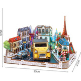 Book Nook - Kit DIY a construire Maquette 3D Serre Livre - Paysage Parisien Nookland - 25 x 21 x 25 cm