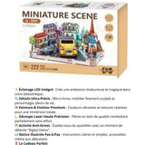 Book Nook - Kit DIY a construire Maquette 3D Serre Livre - Paysage Parisien Nookland - 25 x 21 x 25 cm