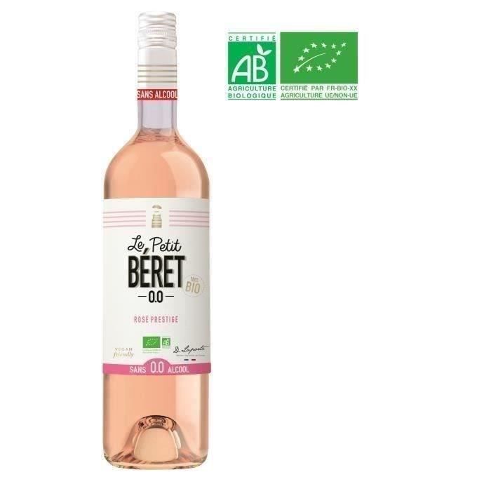LE PETIT BERET Rosé Prestige Boisson sans Alcool a base de Raisin 0,0%