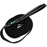 Longe pour chien - CANI GEAR - 5 m - Néoprene souple avec poignée - Noir