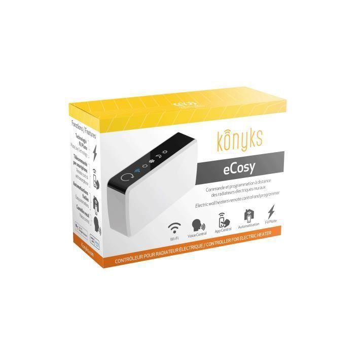 Accessoires maison connectée Konyks Controleur Wi-Fi radiateur electrique à fil Pilote