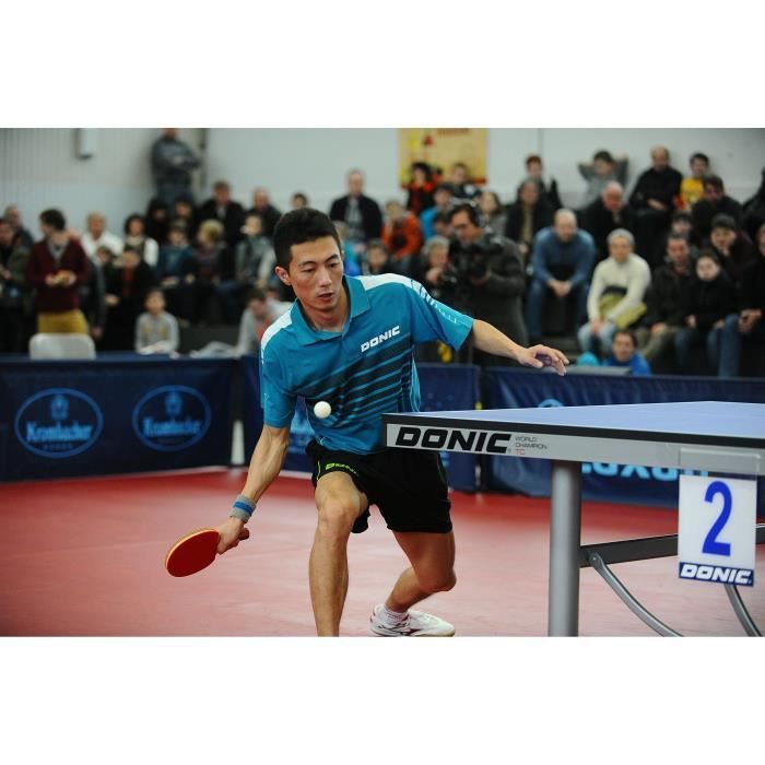 Raquette de tennis de table - SCHILDKR÷T - TOP TEAMS 600 AVS,manche - Bois de qualitÈ et revetement ITTF