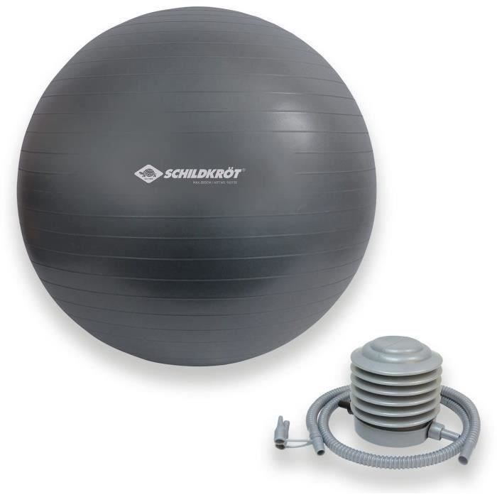 Exercise ball - SCHILDKRÖT - Fitness and Yoga - Diameter 75 cm - Pump included