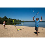 Ensemble de badminton - SCHILDKROT - Donic Schildkrˆt - 2 raquettes - 1 filet - Couleur bleu/jaune