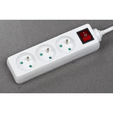 Bloc ménager - GAO - 3 prises 2P+T - Avec interrupteur, conforme NF