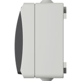 Interrupteur va-et-vient - Aquatop - IP54 - Gris - Intérieur - Plastique haute résistance
