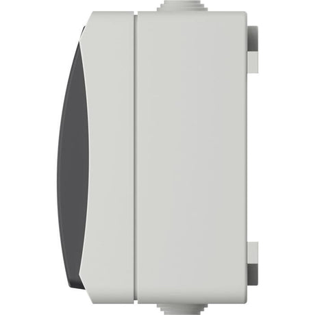Interrupteur va-et-vient - Aquatop - IP54 - Gris - Intérieur - Plastique haute résistance