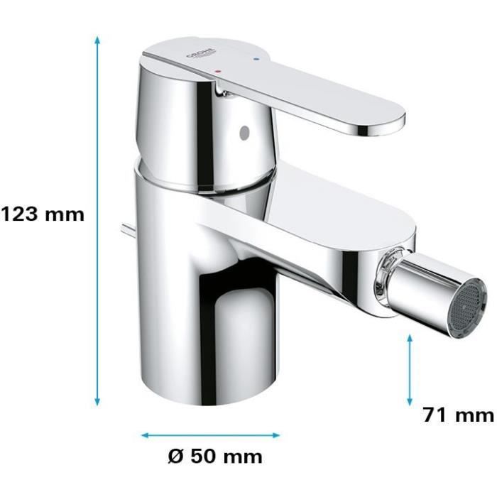 GROHE Mitigeur monocommande Bidet Taille S Get ChromÈ 32885000