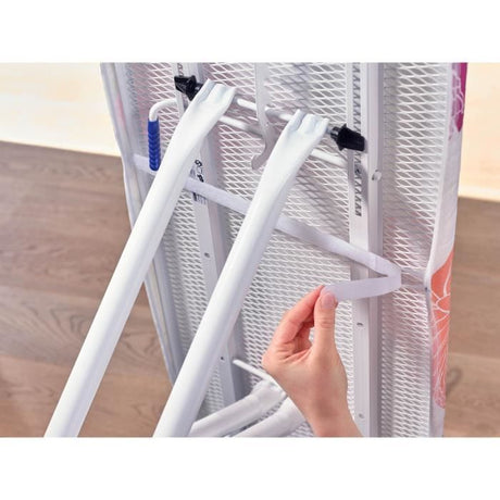 Housse table a repasser Leifheit Cotton Comfort M 71601, rembourrage en molleton de 3 mm, pour planche a repasser max. 125 x 40 cm