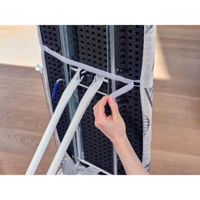 Housse table a repasser Leifheit Perfect Steam L 71615, housse perméable pour centrale vapeur, pour planche a repasser max. 140x45cm