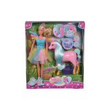 Poupée Steffi Love Fée 29 cm + Licorne enceinte