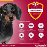 ADVANTIX Chien Solution Antiparasitaire Petite Race 4 a 10kg 4 pipettes