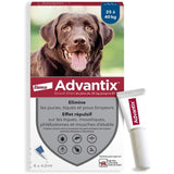 ADVANTIX Chien Solution Antiparasitaire Grande Race 25 a 40kg 6 pipettes