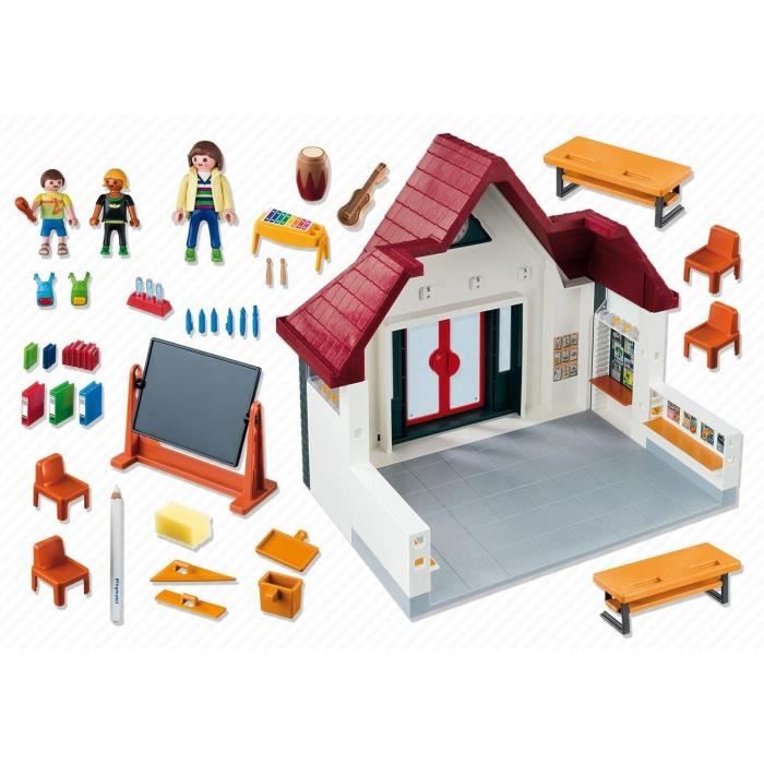 PLAYMOBIL 6865 Ecole avec salle de classe, L'Ècole, Mixte, Des 4 ans