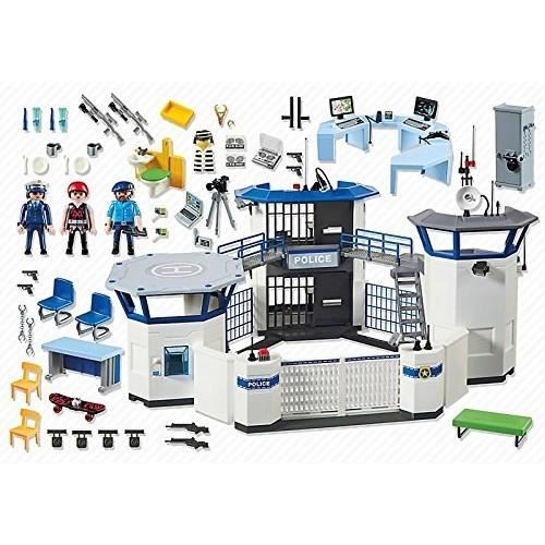 PLAYMOBIL 6919 Commissariat de Police avec prison, City Action, Les policiers, Des 4 ans