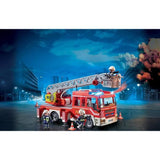 PLAYMOBIL 9463 Camion de pompiers, Avec échelle pivotante, City Action, des 4 ans