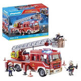 PLAYMOBIL 9463 Camion de pompiers, Avec échelle pivotante, City Action, des 4 ans