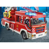 PLAYMOBIL 9463 Camion de pompiers, Avec échelle pivotante, City Action, des 4 ans