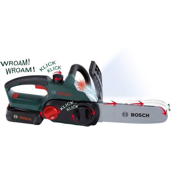 Tronçonneuse électronique Bosch - KLEIN - Jouet Pour Enfant - 8399