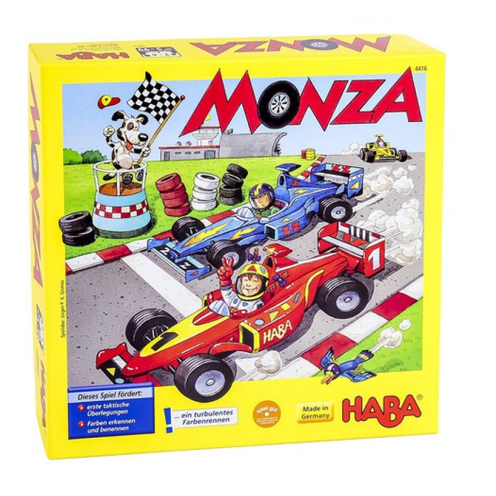 HABA - Monza - Jeu de course sur plateau - Jeu de société - 5 ans et plus, 302204