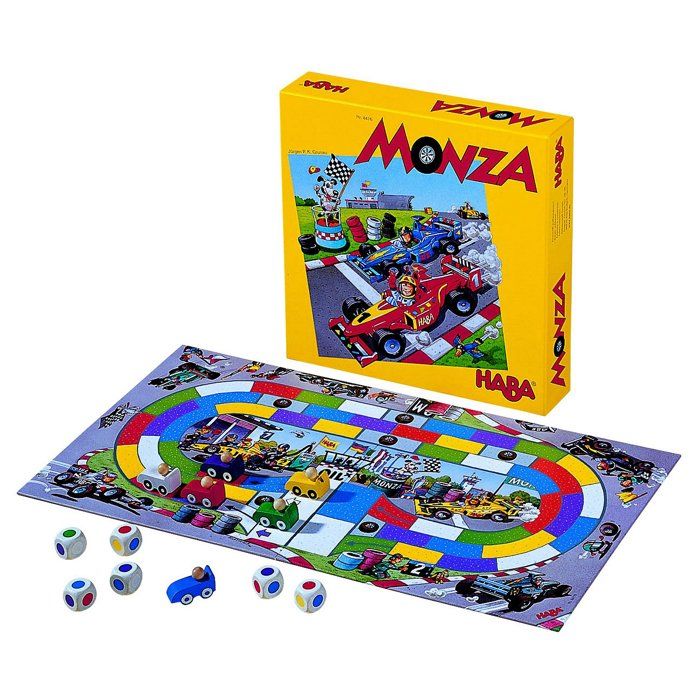 HABA - Monza - Jeu de course sur plateau - Jeu de société - 5 ans et plus, 302204