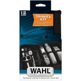 Kit de voyage barbe - WAHL - TRAVEL KIT - Tondeuse a pile - Coupe poils nez / oreilles - 6 rÈglages - Gris