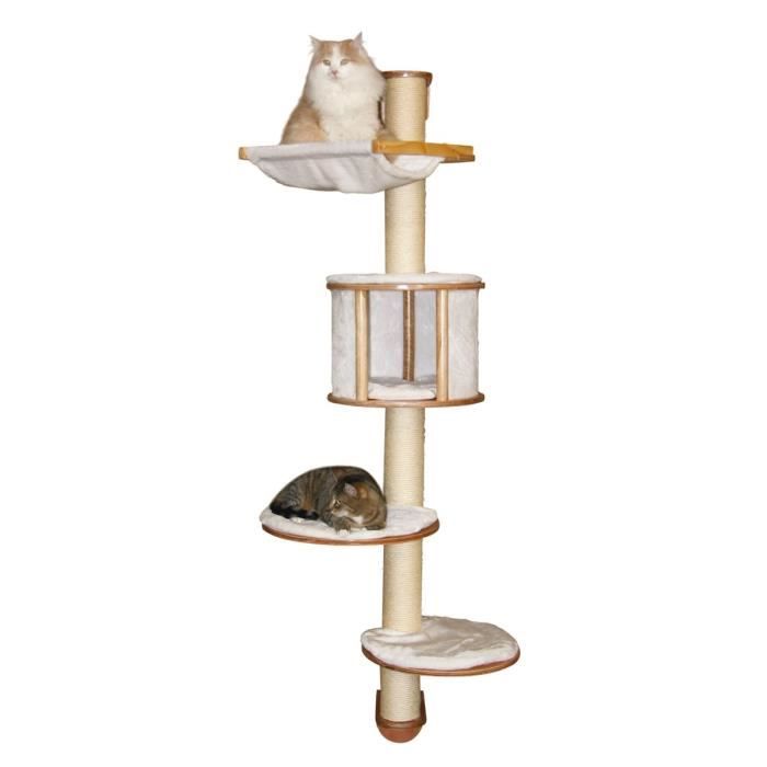 KERBL -  Arbre a chats mural Dolomit 168 cm Blanc 81500