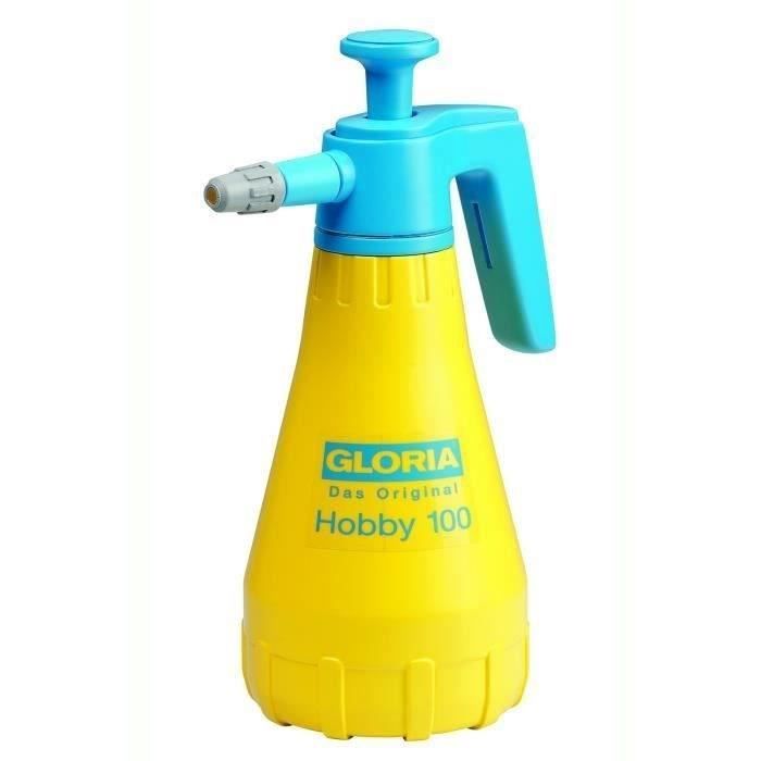 1L GLORIA Hobby 100 hand sprayer - Adjustable nozzle, polyethylene tank, 3 bars