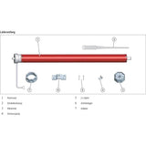 Moteur filaire volet roulant RM30MM SUPERROLLO - SR20235 - Diametre 60 mm - 30 Nm - Poids max tablier 66 kg