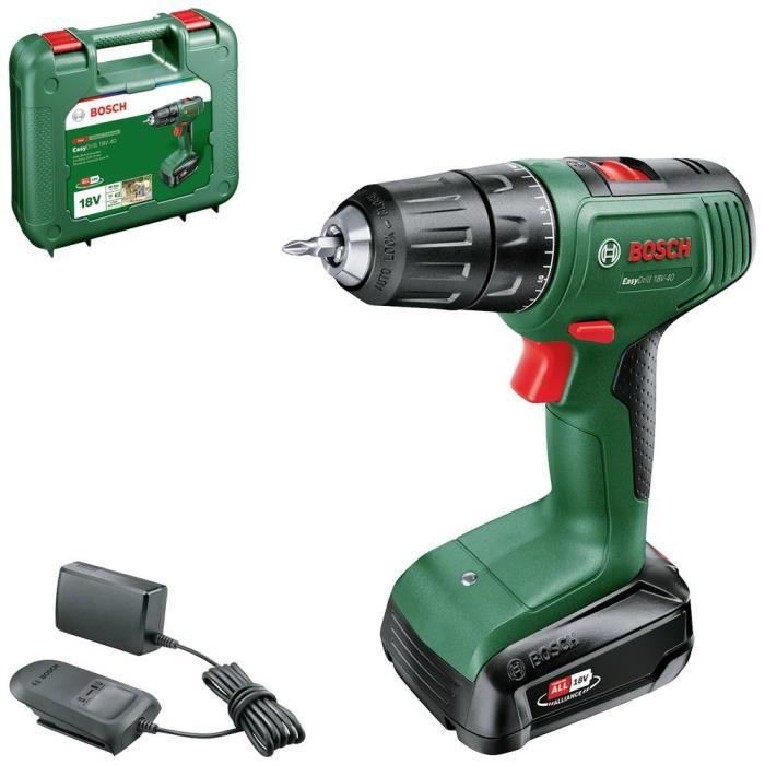 Bosch EasyDrill 18V-40 drill driver (+1x2.0Ah battery) + 1xAL 18V-20 charger