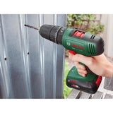 Perceuse-visseuse a percussion sans fil Bosch Home and Garden 06039D810D 18 V 1.5 Ah Li-Ion + 2 batteries, + chargeur,