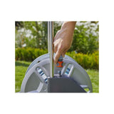 Enrouleur de tuyau GARDENA CleverRoll M métal – Tuyau Classic 25m Ř15mm – Adapté petit jardin – Kit complet (18543-26)