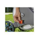 Enrouleur de tuyau GARDENA CleverRoll M métal – Tuyau Classic 25m Ř15mm – Adapté petit jardin – Kit complet (18543-26)
