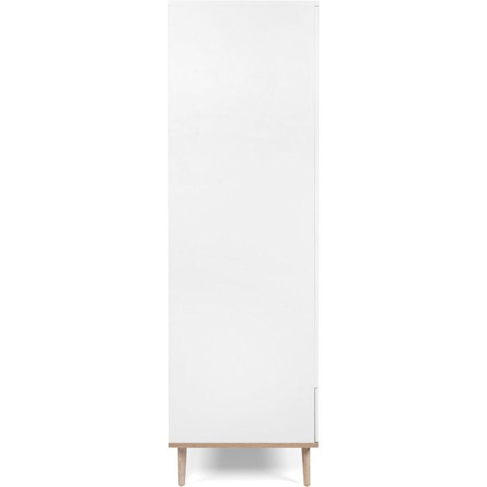 Armoire de chambre - GÖTEBORG 61 - Chene sonoma / Blanc - 2 portes battantes - 90 x 55 x 180 cm
