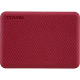 Disque dur externe - TOSHIBA - Canvio Advance - 1 To - Rouge