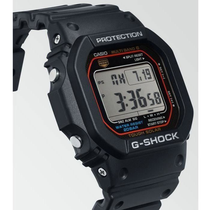Montre - CASIO - G-Shock The Origin - Fonction solaire - Résistante aux chocs - Homme Noir