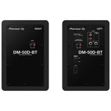 Enceintes de monitoring - PIONEER DJ - DM-50D-BT - Bluetooth - 2x25W - Bass Reflex - Noir