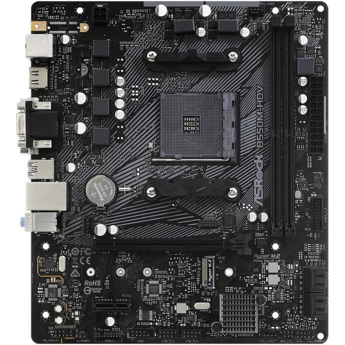 ASROCK Carte mere B550M-HDV
