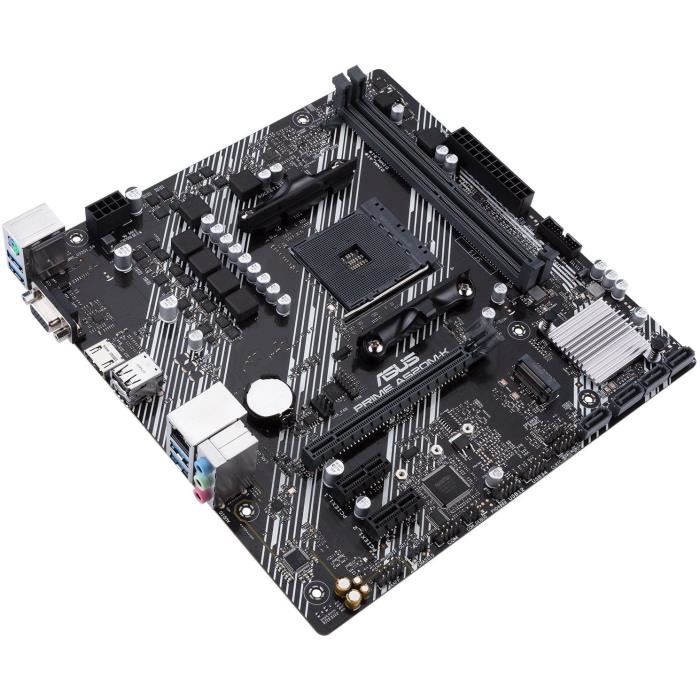 Carte mere - ASUS - PRIME A520M-K - AMD A520 - Emplacement AM4 micro ATX