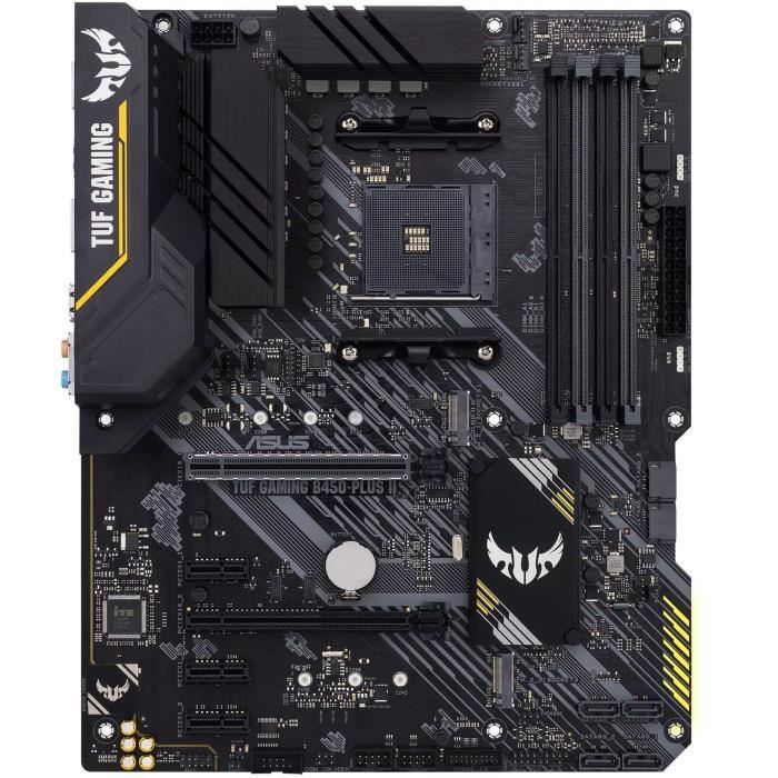 Carte mere - ASUS - TUF GAMING B450-PLUS II - AMD B450 - Emplacement AM4 ATX
