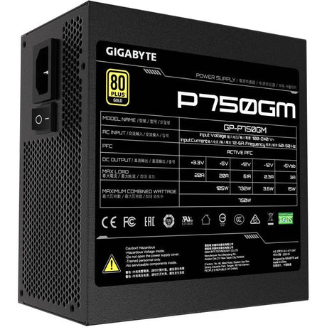 Alimentation ATX Gigabyte P750GM - 750W (Noir)